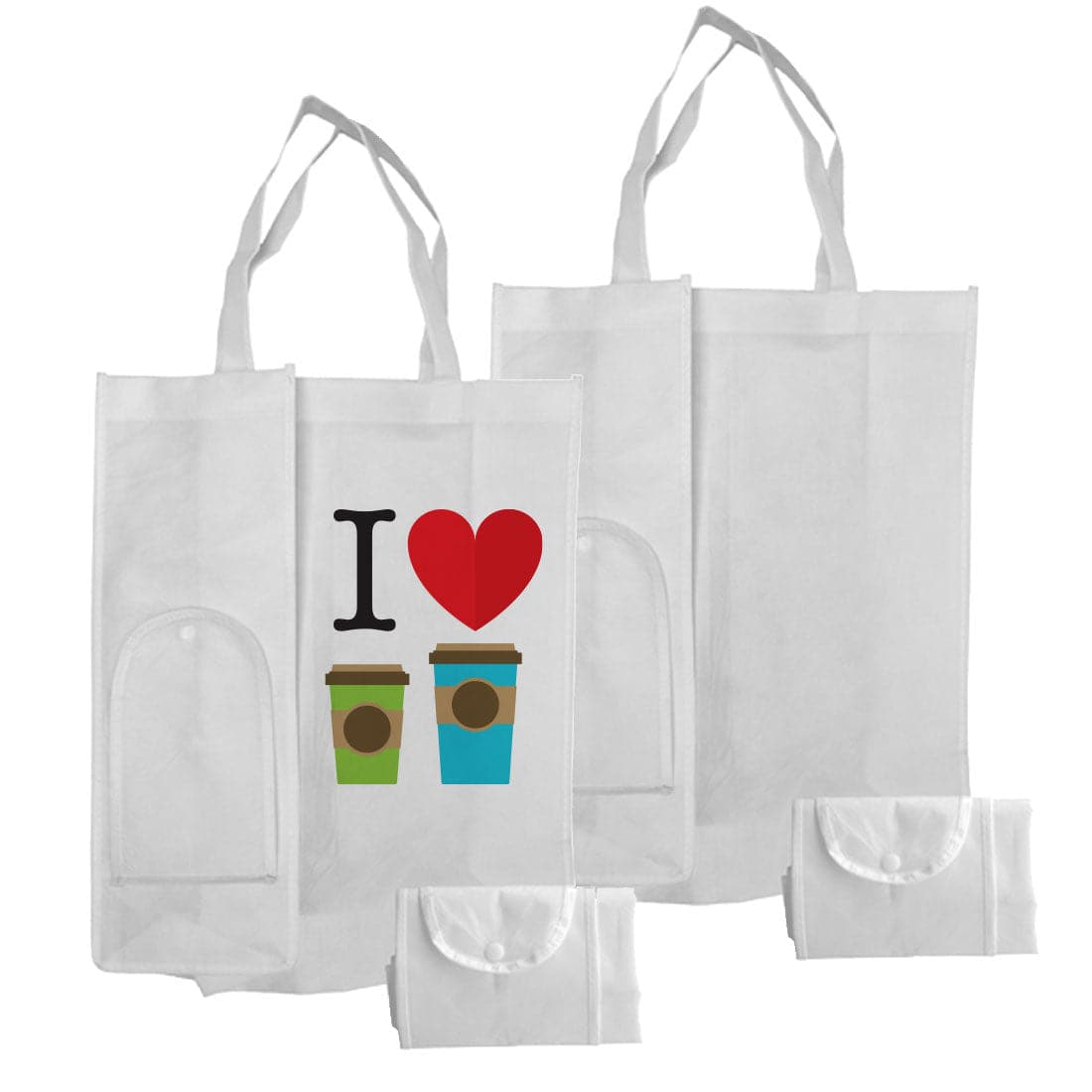 Sublimation Non-woven Shopping Bag 12" x 16" - Pack of 10